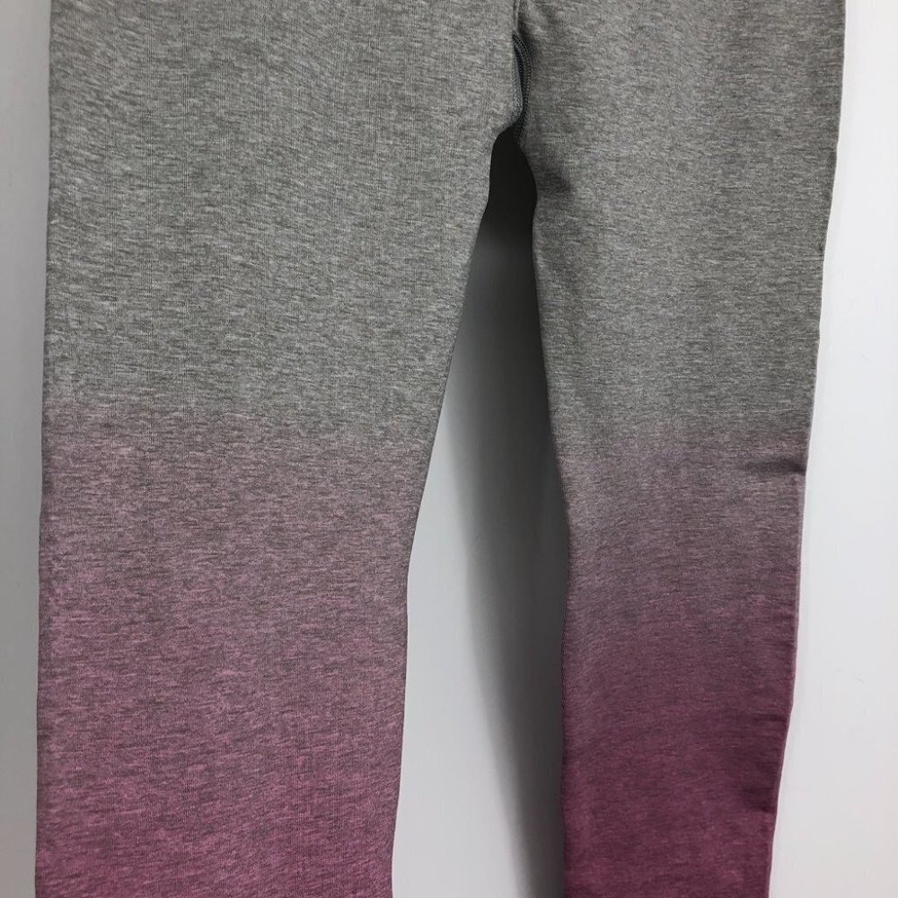 NWT GYMSHARK ADAPT OMBRE SEAMLESS LEGGINGS in PINK/GREY MARL size small - Picture 8 of 16